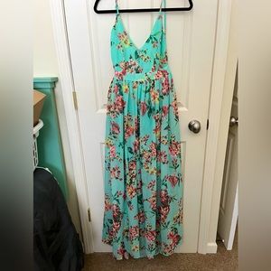 Pink Lily Maxi Dress